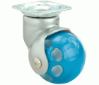 SERIE BLS-BLS Azul, Giratorio/Platina/Sin Freno